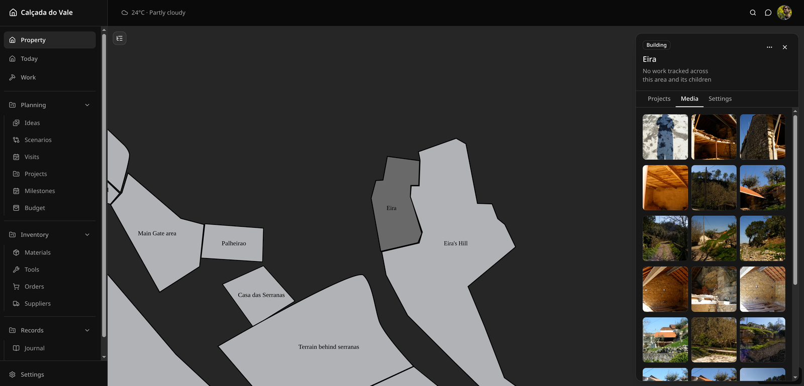 Screenshot of the property page.